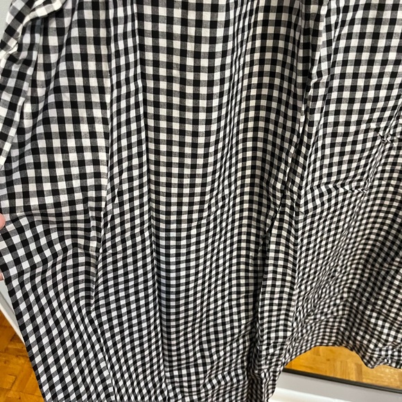 Off The Shoulder Checkerboard Dress - Picture 4 of 5